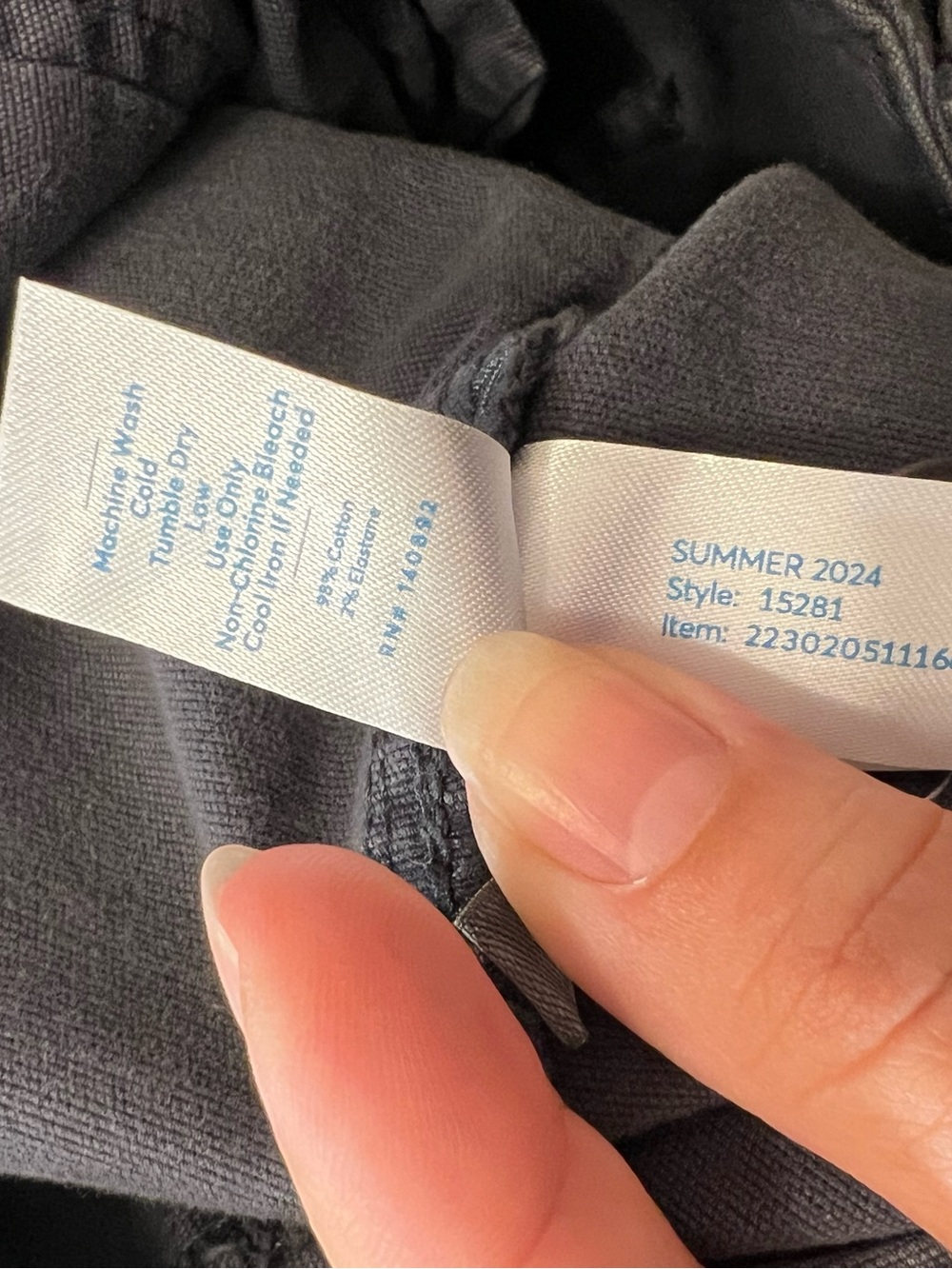 NWOT Marine Layer Steel Blue Utility Shorts - Picture 5 of 6